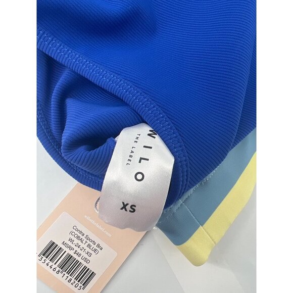 Wilo the Label Contra Sports Bra in Cobalt Blue Womens Size XS NWT - Picture 5 of 5